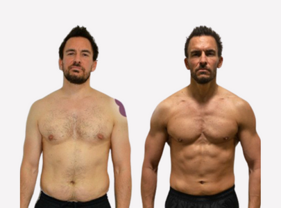 Client Before After Body Transformation Image